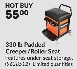 Princess Auto 330 lb Padded Creeper/Roller Seat offer