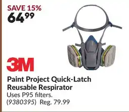 Princess Auto Paint Project Quick-Latch Reusable Respirator offer