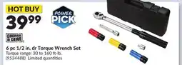 Princess Auto 6 pc 1/2 in. dr Torque Wrench Set offer