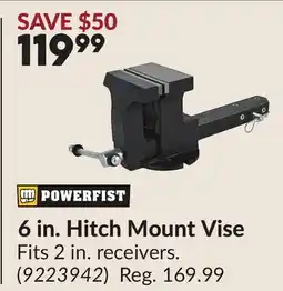 Princess Auto 6 in. Hitch Mount Vise offer