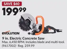 Princess Auto 9 in. Electric Concrete Saw offer