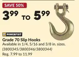Princess Auto Grade 70 Slip Hooks offer
