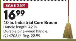 Princess Auto 10 in. Industrial Corn Broom offer