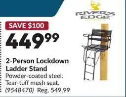 Princess Auto 2-Person Lockdown Ladder Stand offer