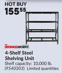 Princess Auto 4-Shelf Steel Shelving Unit offer