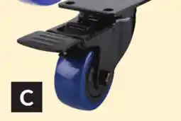 Princess Auto 3 in. Blue Diamond TPU Casters, Swivel with Brake offer