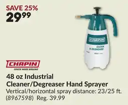 Princess Auto 48 oz Industrial Cleaner/Degreaser Hand Sprayer offer