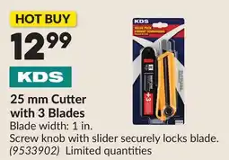 Princess Auto 25 mm Cutter with 3 Blades offer