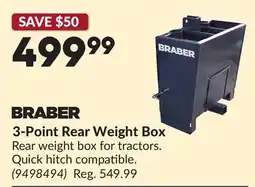 Princess Auto 3-Point Rear Weight Box offer