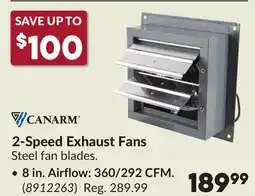 Princess Auto 2-Speed Exhaust Fans offer