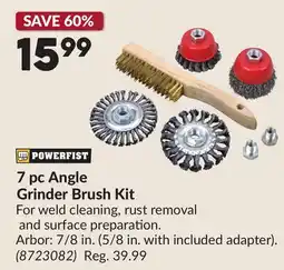 Princess Auto 7 pc Angle Grinder Brush Kit offer