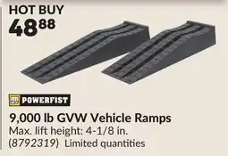 Princess Auto 9,000 lb GVW Vehicle Ramps offer
