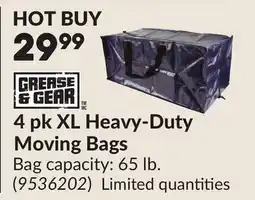Princess Auto 4 pk XL Heavy-Duty Moving Bags offer