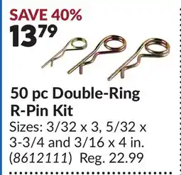 Princess Auto 50 pc Double-Ring R-Pin Kit offer