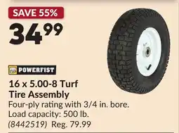 Princess Auto 16 x 5.00-8 Turf Tire Assembly offer