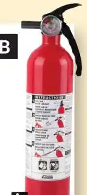 Princess Auto Fire Extinguishers, 2.5 lb Kitchen/Garage 10-B:C offer