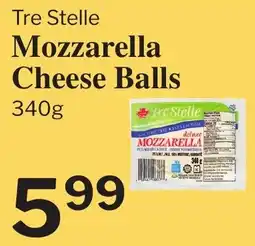 Village Food Markets Tre Stelle mozzarella cheese balls offer