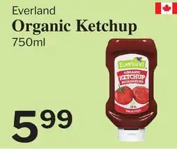 Village Food Markets Everland Organic Ketchup offer