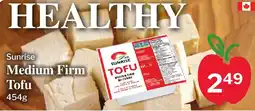 Village Food Markets Sunrise medium firm tofu offer