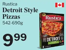 Village Food Markets Rustica Detroit Style Pizzas offer