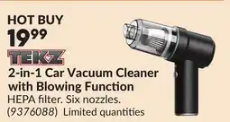 Princess Auto 2-in-1 Car Vacuum Cleaner with Blowing Function offer