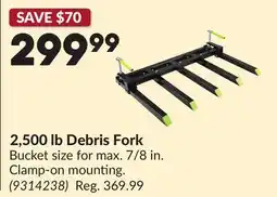 Princess Auto 2,500 lb Debris Fork offer