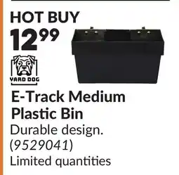 Princess Auto E-Track Medium Plastic Bin offer