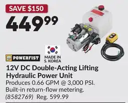 Princess Auto 12V DC Double-Acting Lifting Hydraulic Power Unit offer