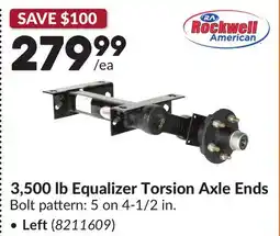 Princess Auto 3,500 lb Equalizer Torsion Axle Ends offer