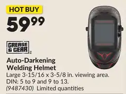 Princess Auto Auto-Darkening Welding Helmet offer