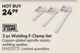 Princess Auto 3 pc Welding F-Clamp Set offer