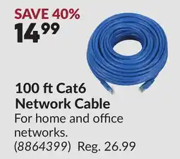Princess Auto 100 ft Cat6 Network Cable offer