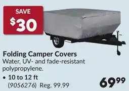 Princess Auto Folding Camper Covers offer