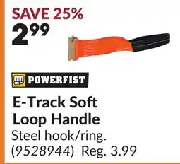 Princess Auto E-Track Soft Loop Handle offer