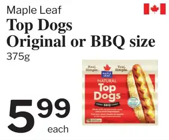 Maple Leaf Top Dogs