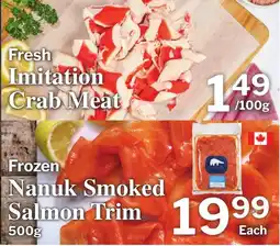 Village Food Markets Nanuk Smoked Salmon Trim offer