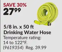 Princess Auto 5/8 in. x 50 ft Drinking Water Hose offer