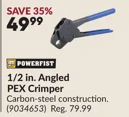 Princess Auto 1/2 in. Angled PEX Crimper offer