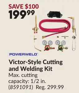 Princess Auto Victor-Style Cutting and Welding Kit offer