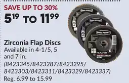 Princess Auto Zirconia Flap Discs offer
