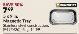 Princess Auto 5 x 9 in. Magnetic Tray offer