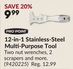 Princess Auto 12-in-1 Stainless-Steel Multi-Purpose Tool offer
