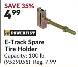 Princess Auto E-Track Spare Tire Holder offer