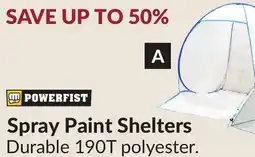 Princess Auto Spray Paint Shelters offer