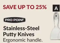 Princess Auto Stainless-Steel Putty Knives offer