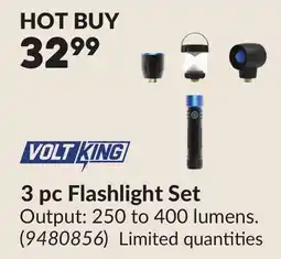 Princess Auto 3 pc Flashlight Set offer