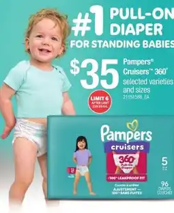 Loblaws Pampers cruisers 360° pull-on diaper offer