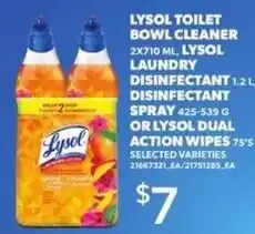 Loblaws Lysol toilet bowl cleaner offer