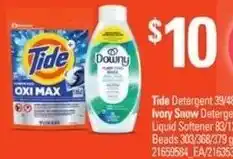 Loblaws Tide detergent ivory snow detergent liquid softener offer