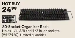 Princess Auto 80-Socket Organizer Rack offer